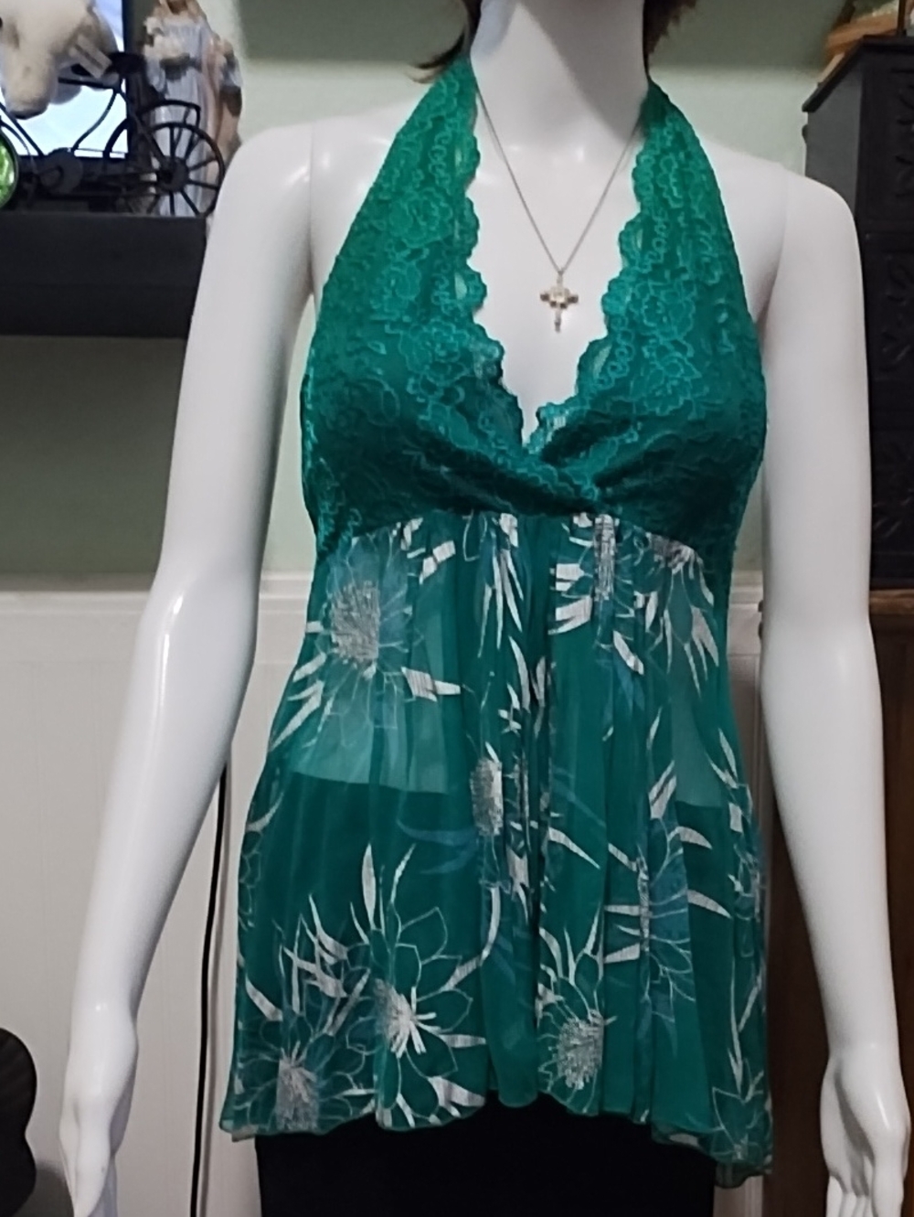 Elegant Emerald Halter